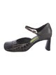Materia Prima By Goffredo Fantini Leather Printed D'Orsay Pumps