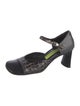 Materia Prima By Goffredo Fantini Leather Printed D'Orsay Pumps