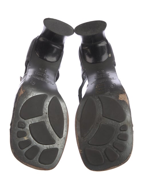 Materia Prima By Goffredo Fantini Leather Printed D'Orsay Pumps