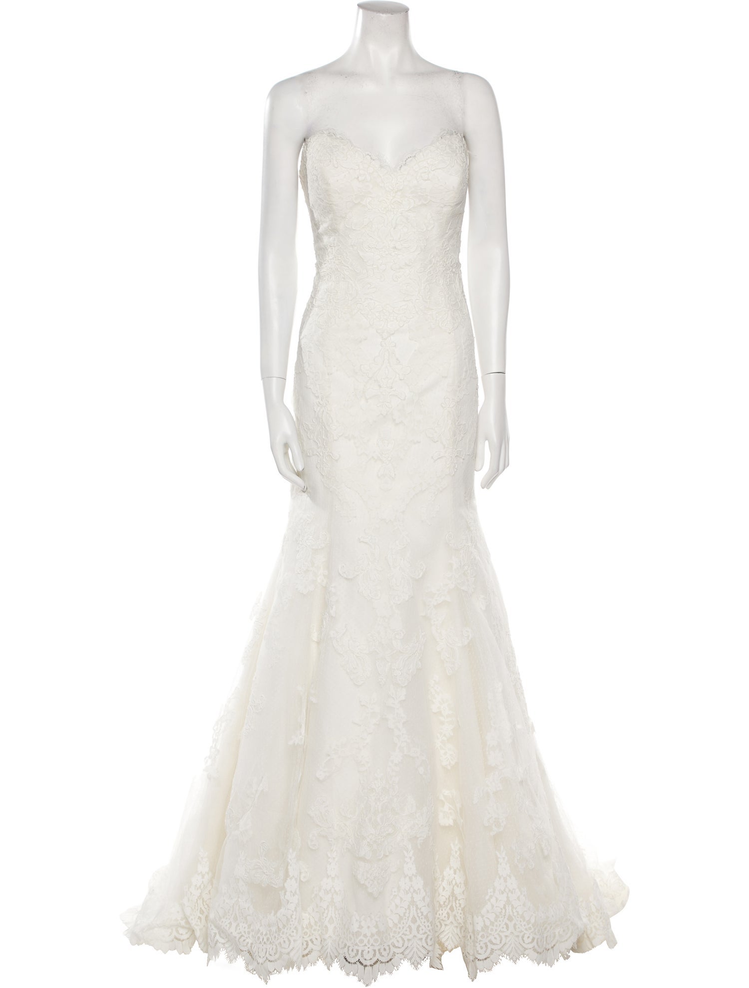 Maggie Sottero Lace Long Dress