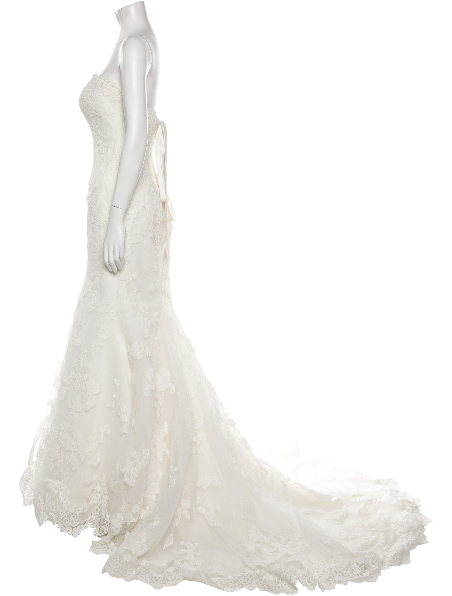 Maggie Sottero Lace Long Dress