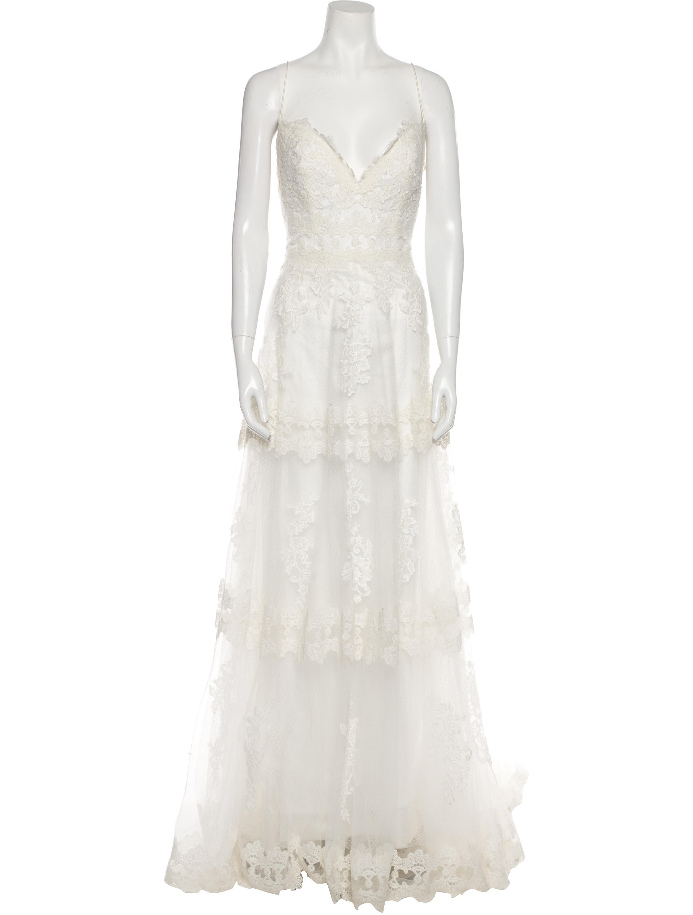 Maggie Sottero V-Neck Mini Dress