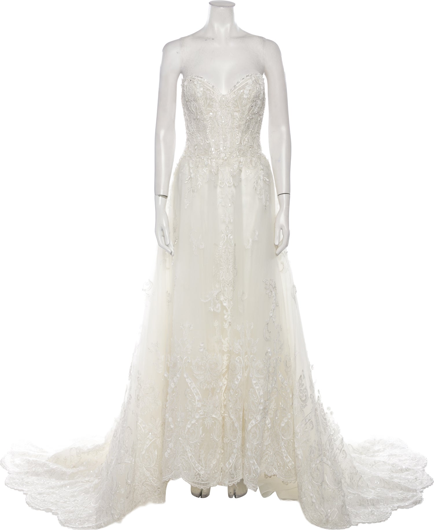 Maggie Sottero Strapless Long Dress