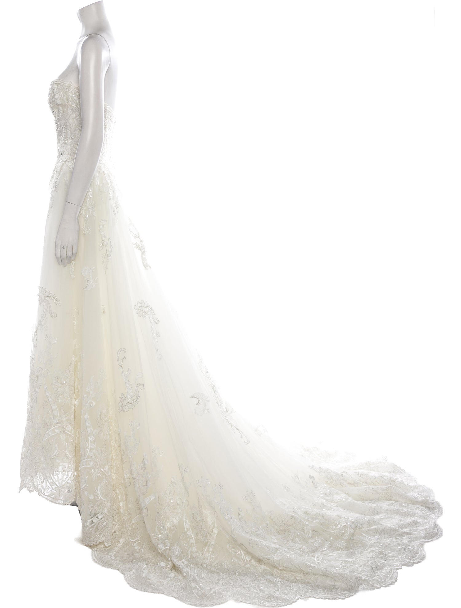 Maggie Sottero Strapless Long Dress