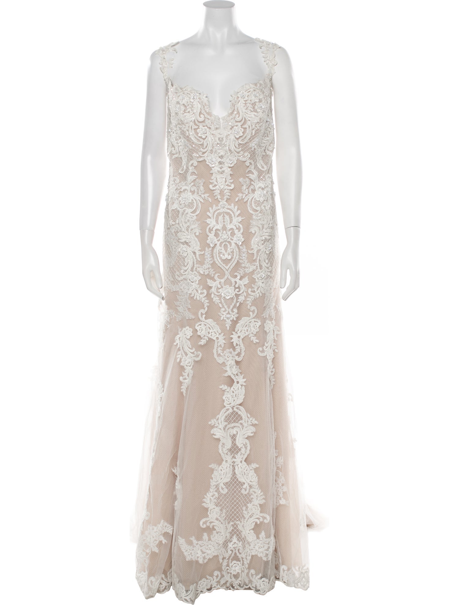 Maggie Sottero Strapless Long Dress