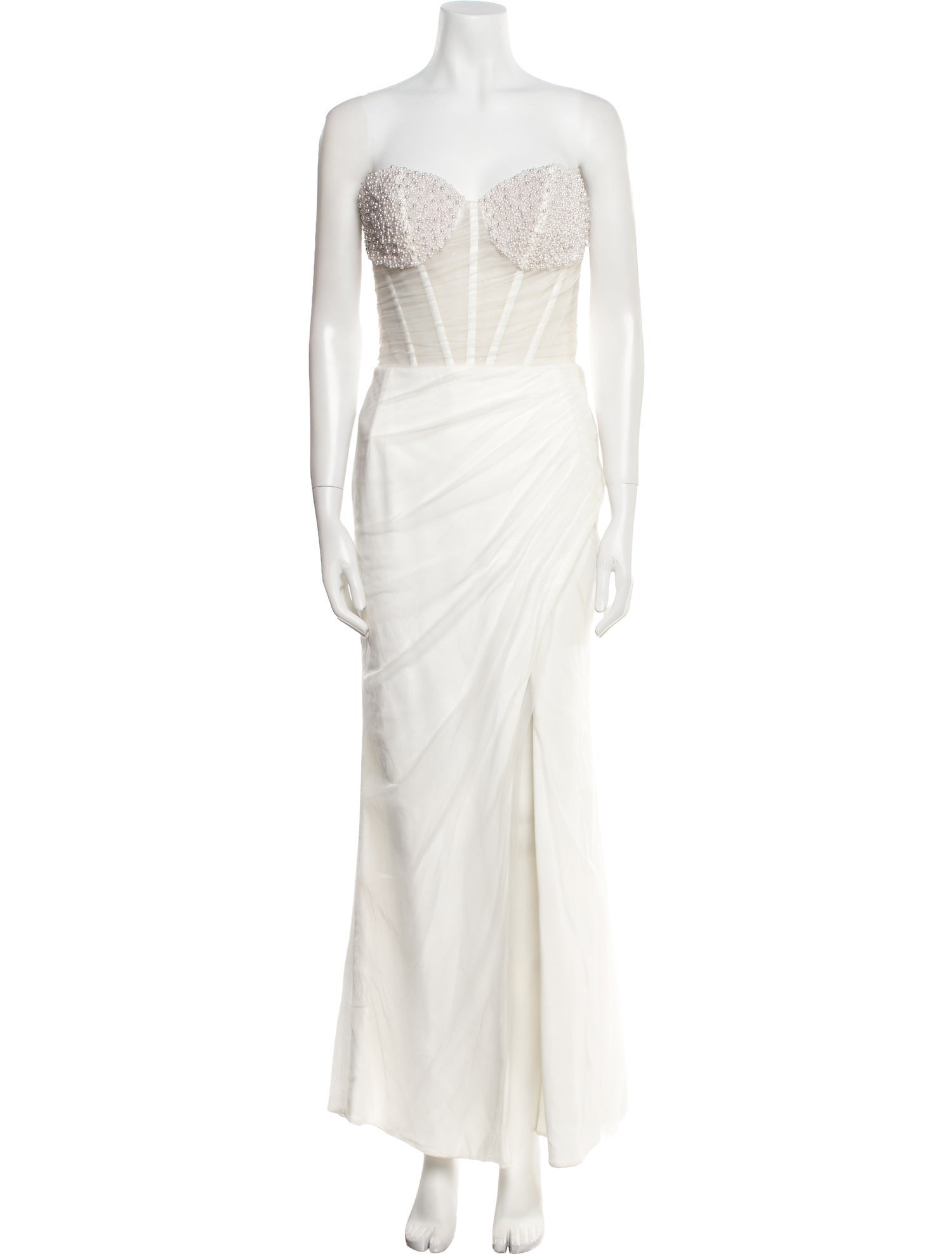 Maggie Sottero Strapless Long Dress