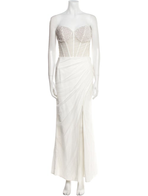 Maggie Sottero Strapless Long Dress