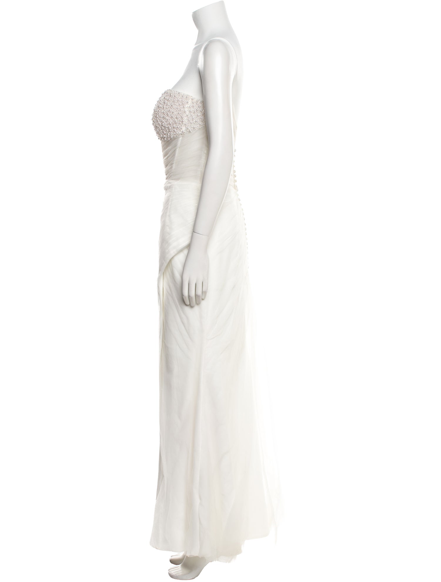 Maggie Sottero Strapless Long Dress