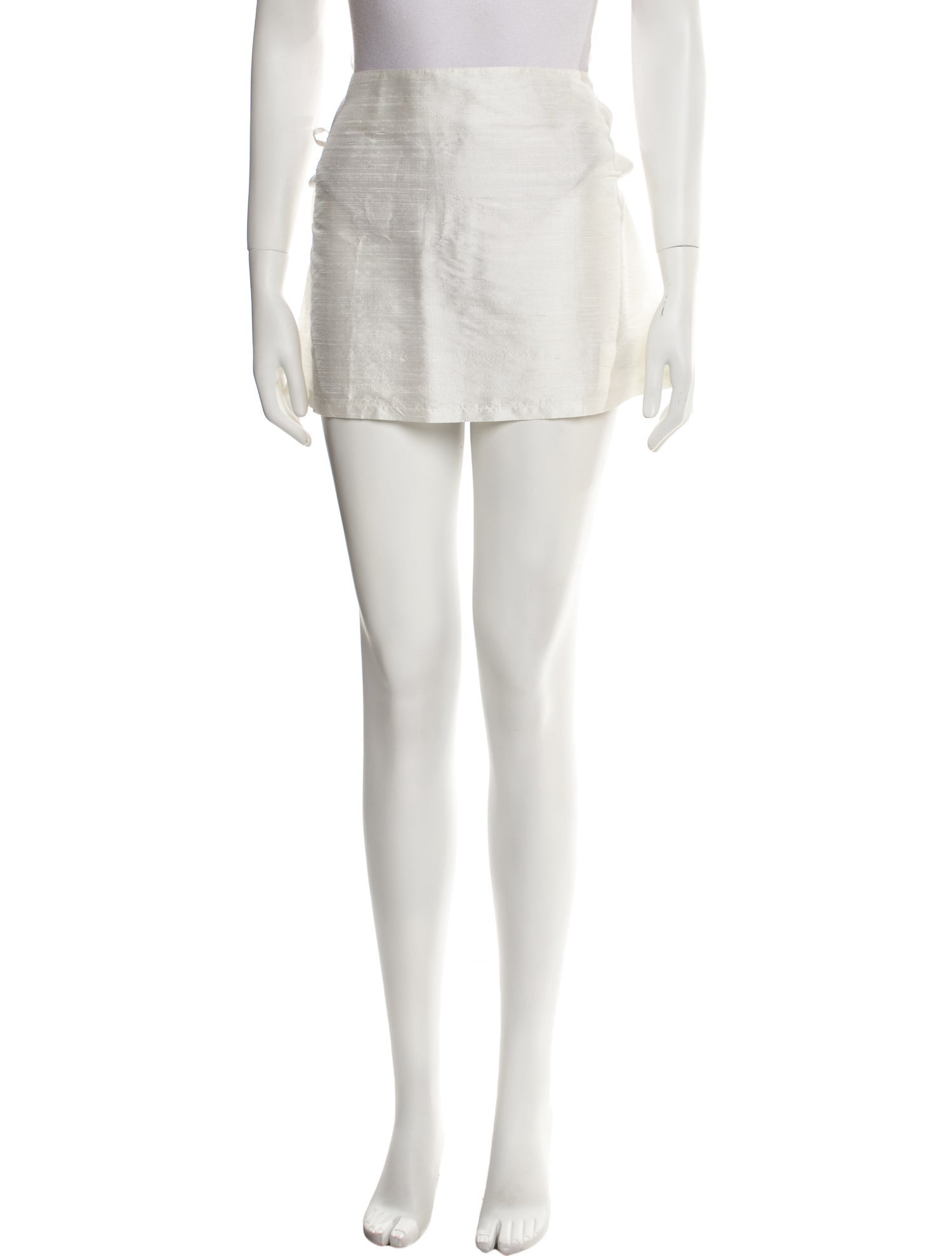 MaisonCléo Silk Mini Skirt