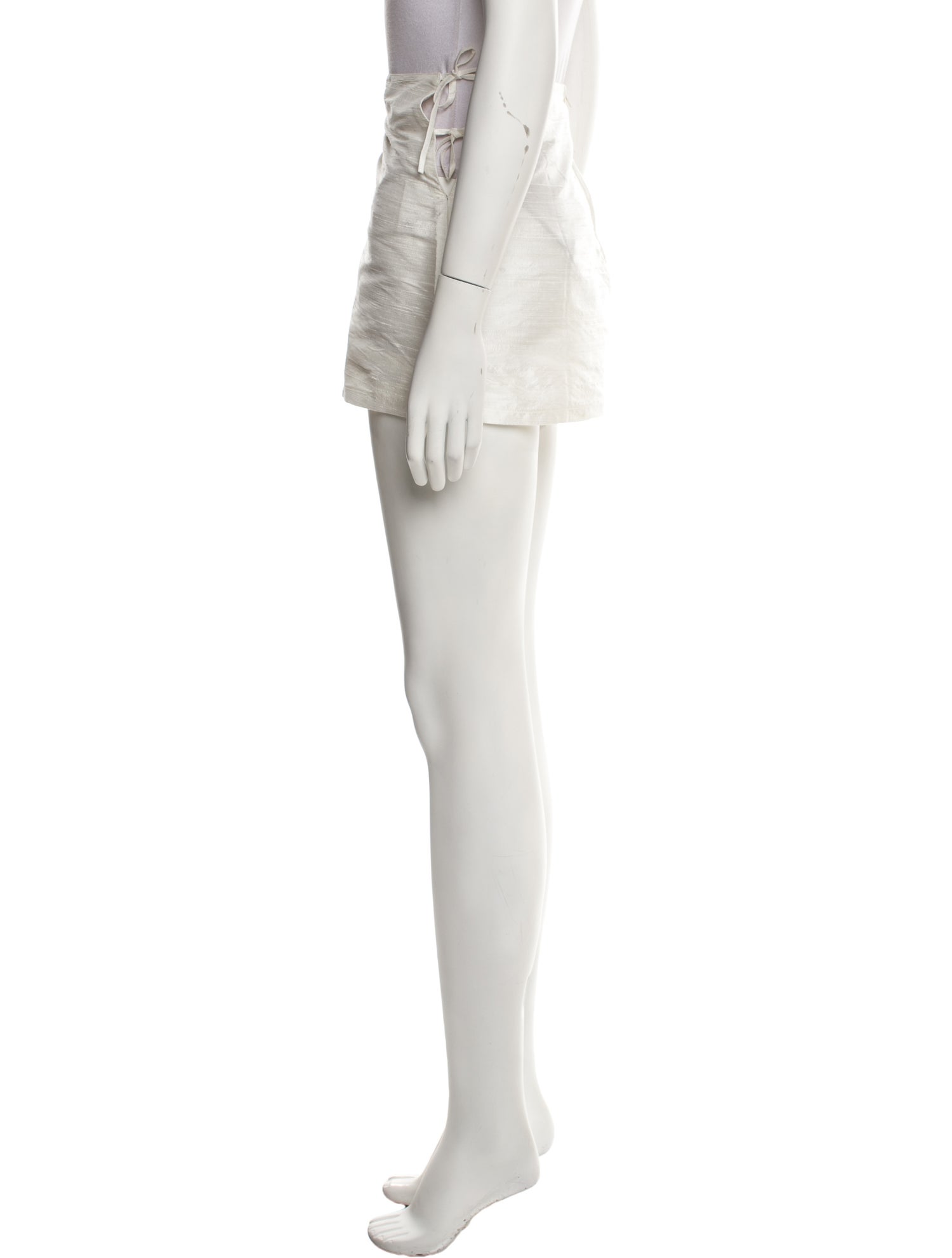 MaisonCléo Silk Mini Skirt