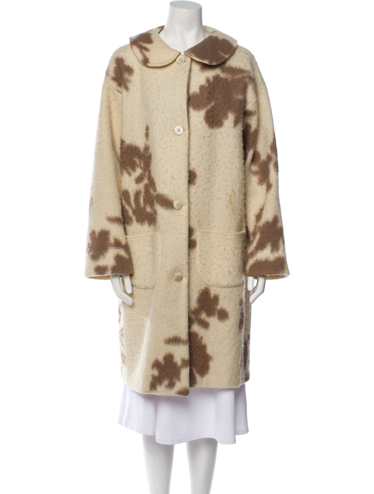 MaisonCléo Animal Print Coat