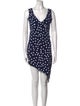 MaisonCléo Polka Dot Print Knee-Length Dress