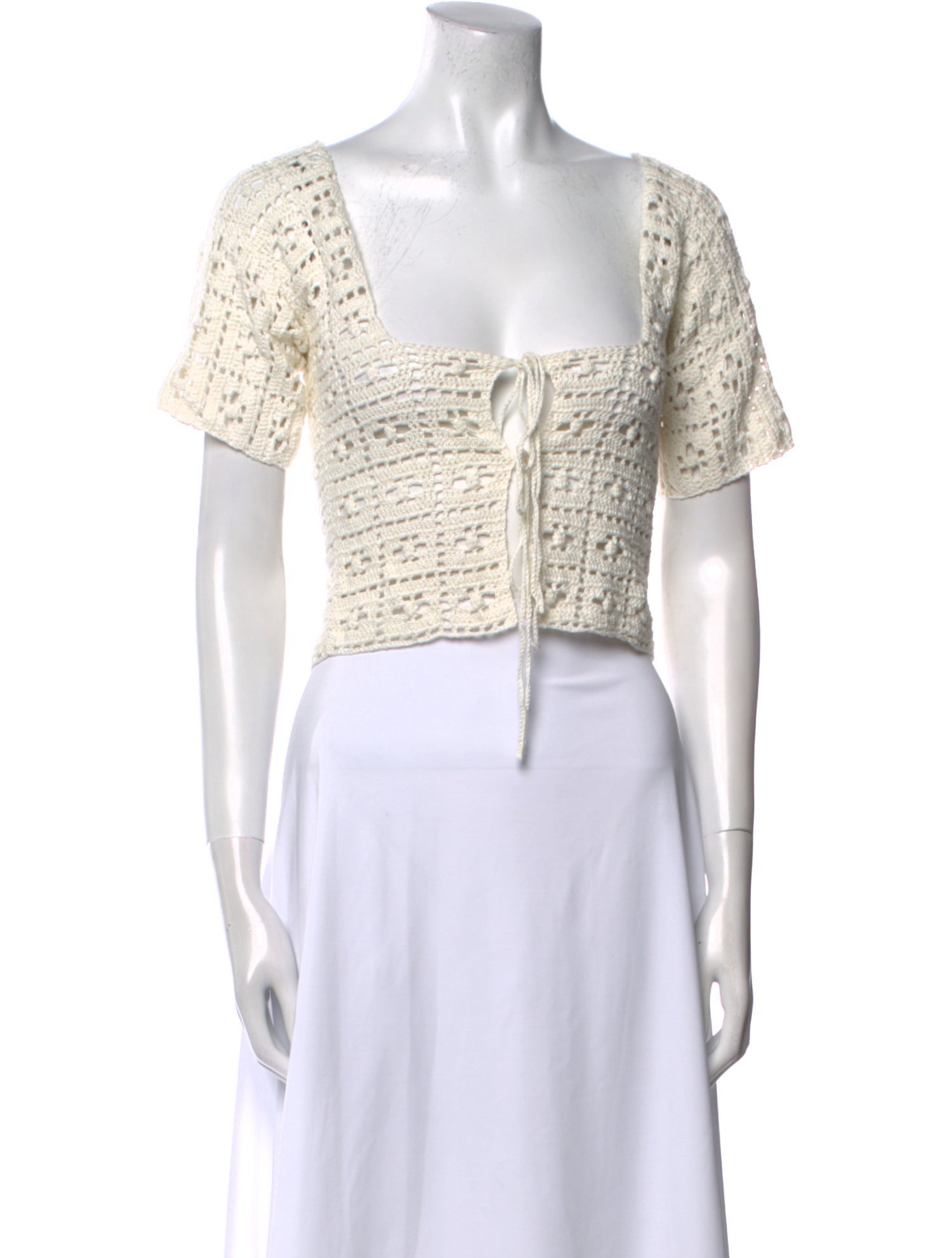 MaisonCléo Square Neckline Sweater