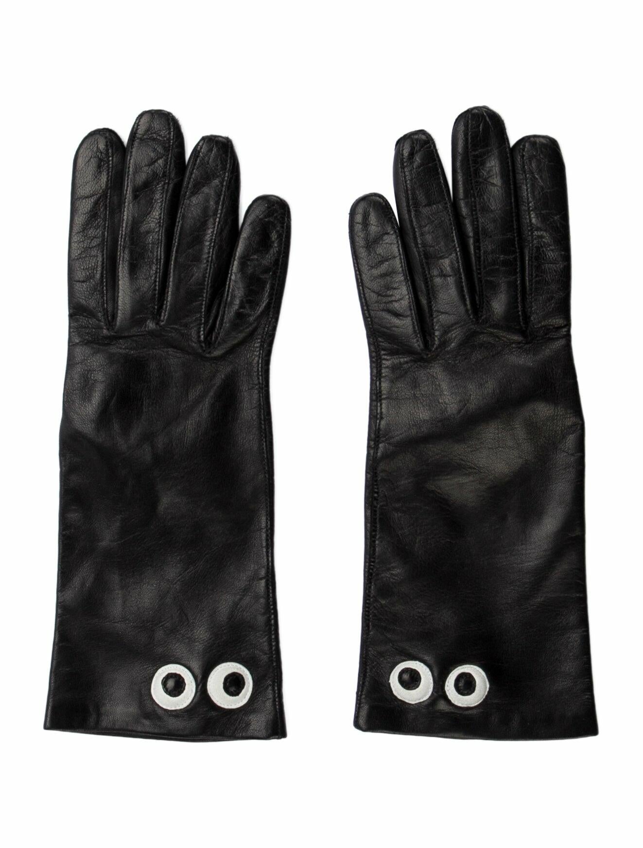 Maison Fabre Silk-Lined Leather Gloves