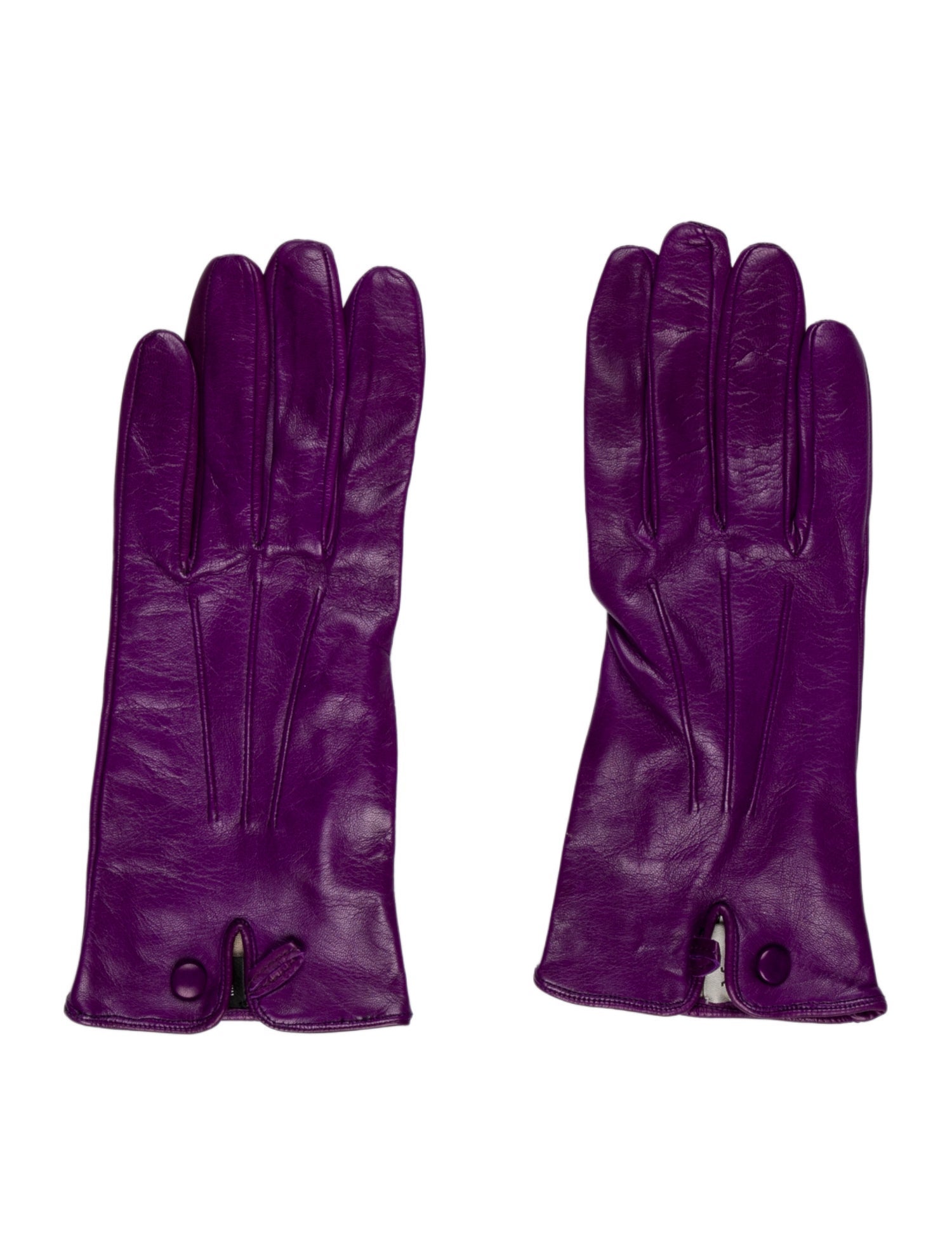 Maison Fabre Purple hand gloves
