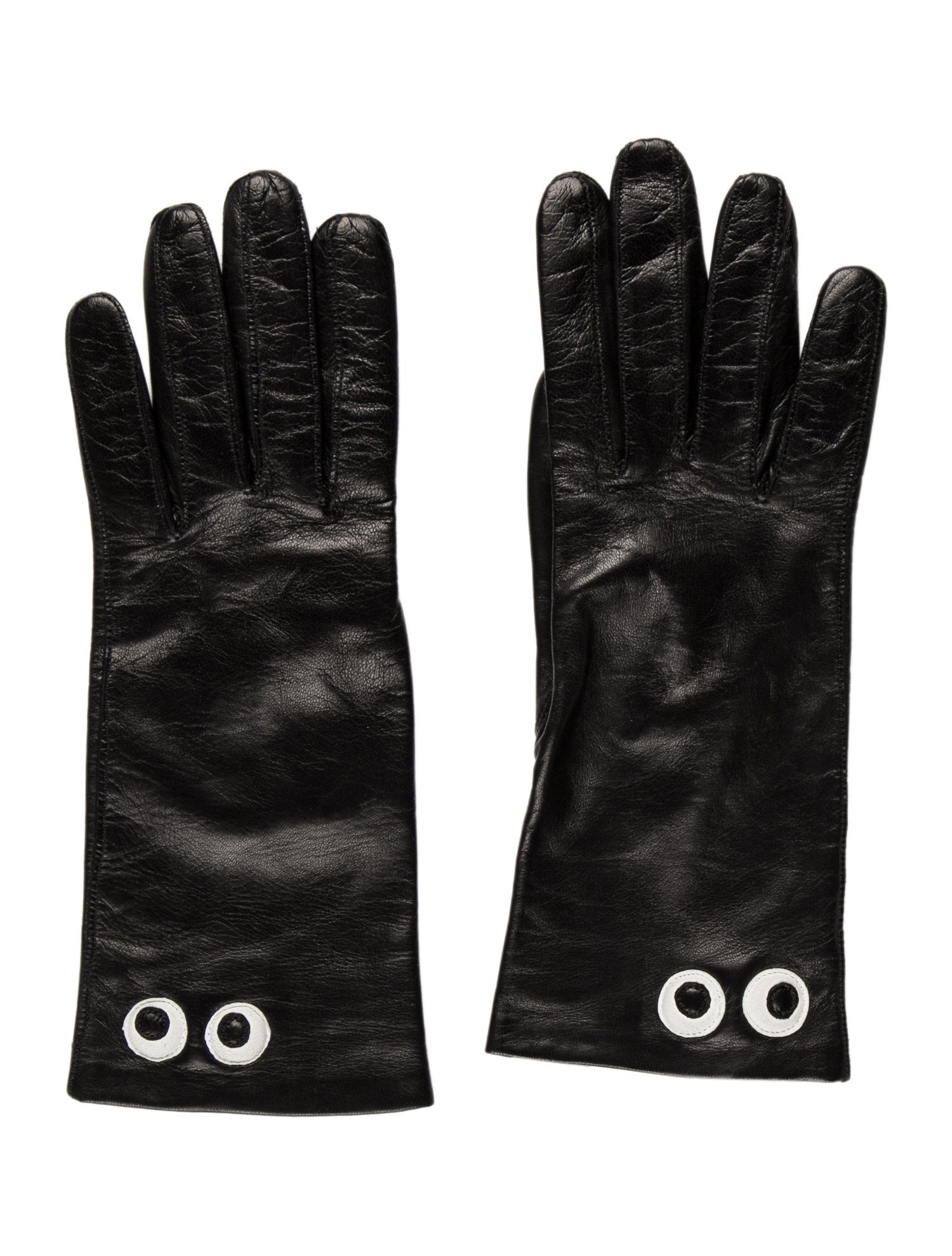 Maison Fabre Maison Fabre Silk-Lined Leather Gloves