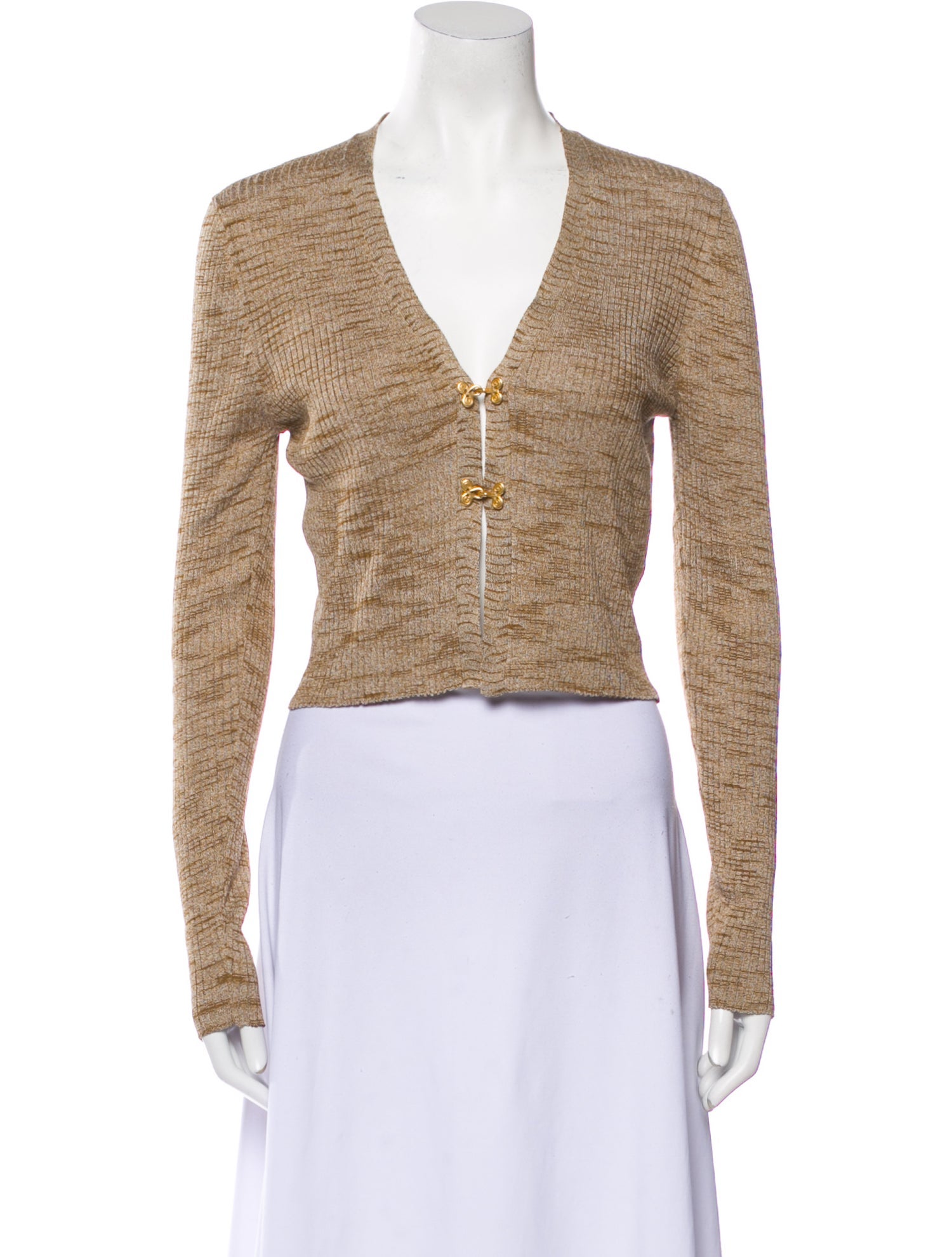 Maiden Name Cashmere V-Neck Sweater w/ Tags