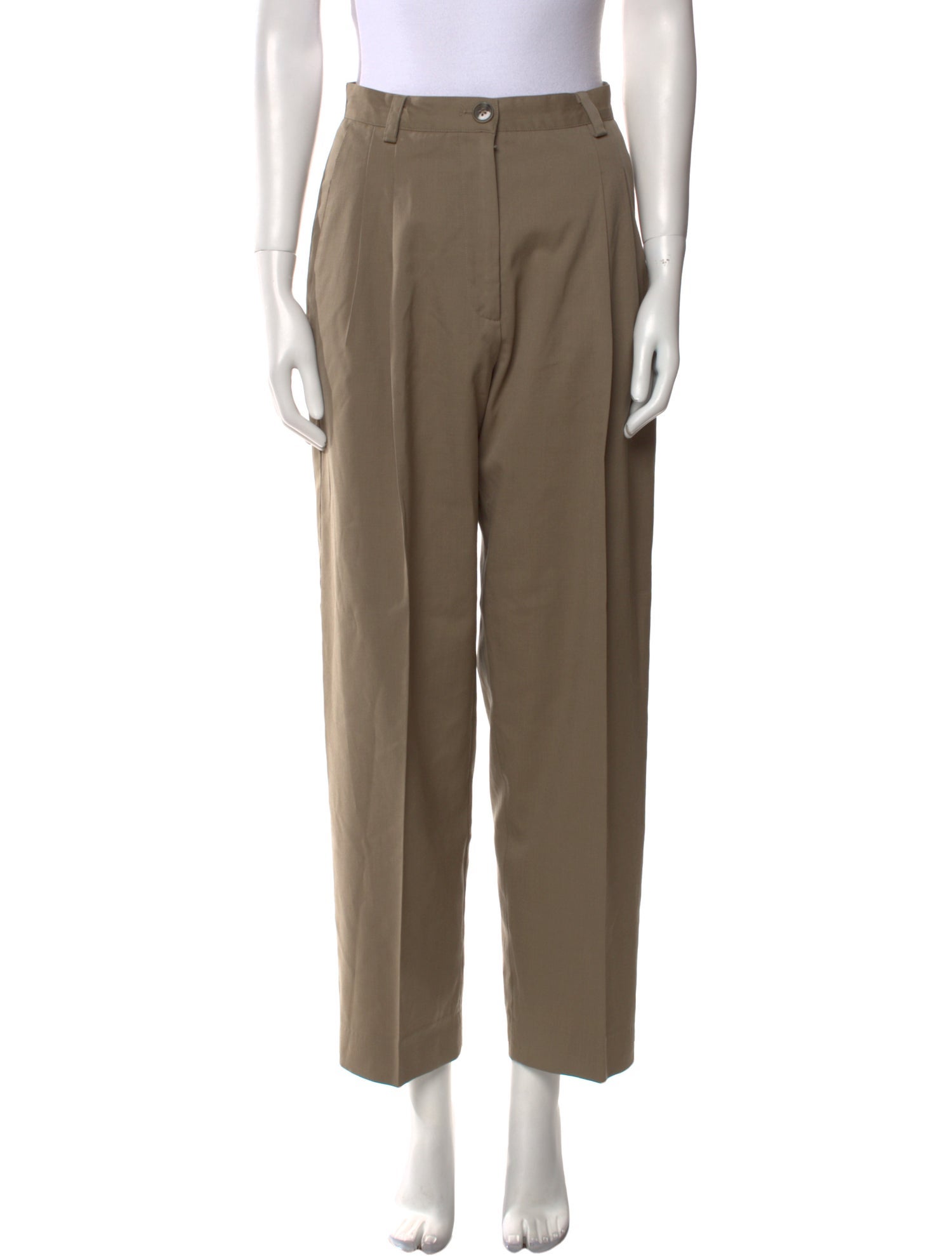 Maiden Name Wool Straight Leg Pants