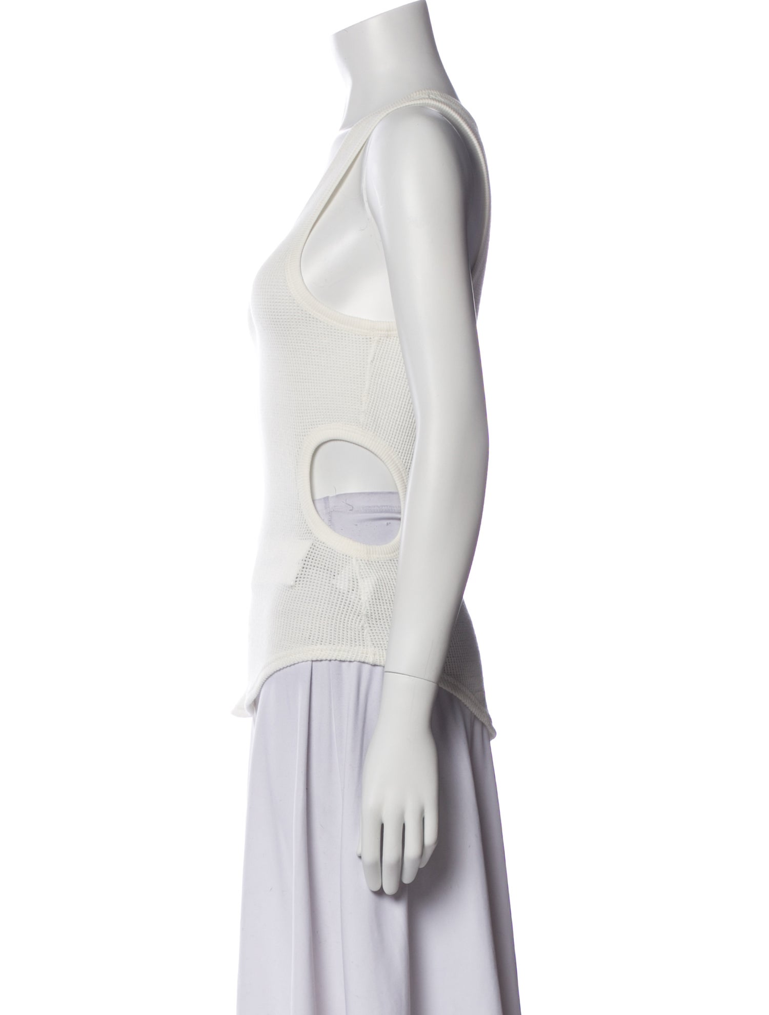 Maiden Name Scoop Neck Sleeveless Top