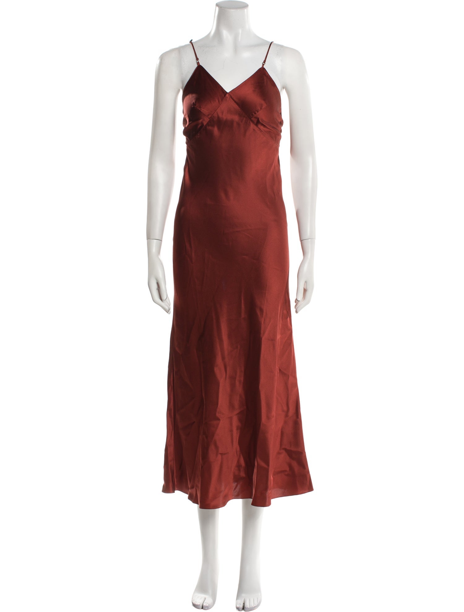 Maiden Name Silk Long Dress w/ Tags