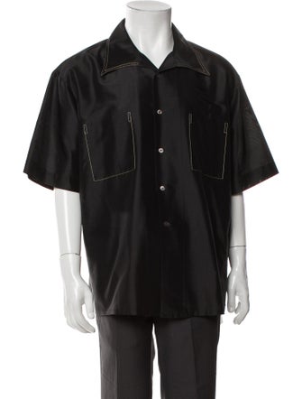 Maiden Name Silk Short Sleeve Shirt