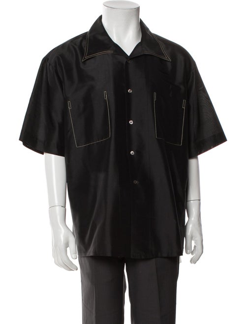 Maiden Name Silk Short Sleeve Shirt