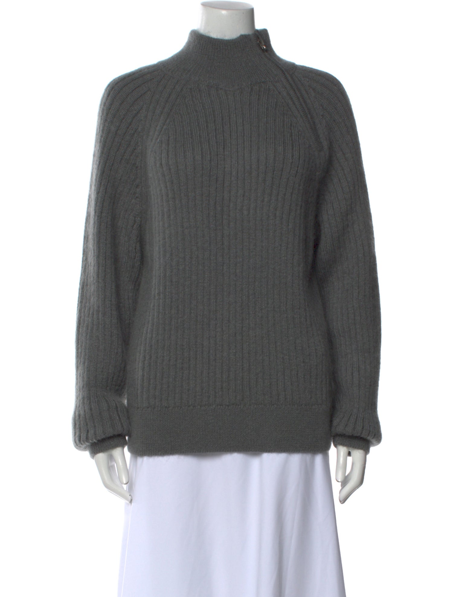 Maiden Name Wool Mock Neck Sweater