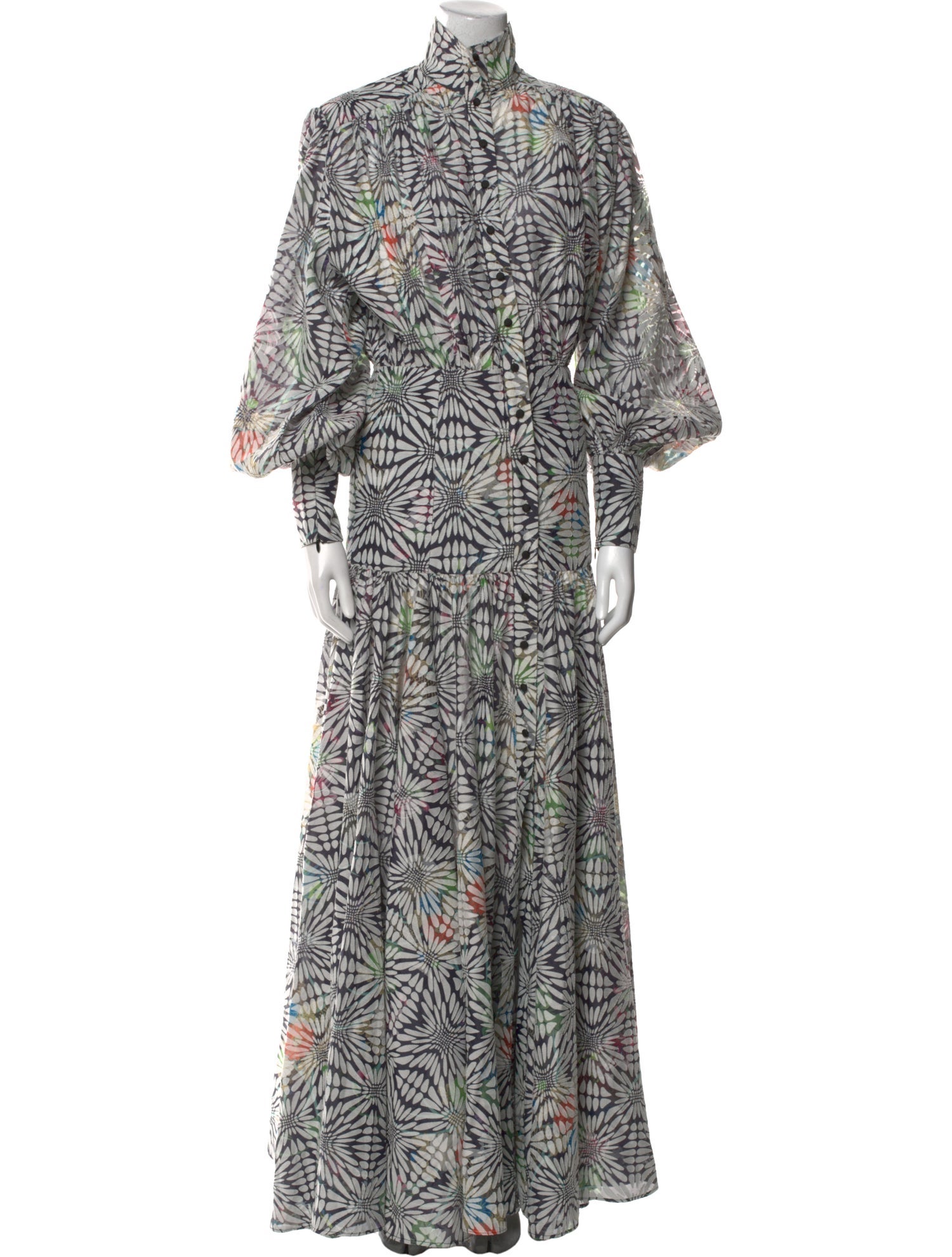 Mackenzie Mode Printed Long Dress