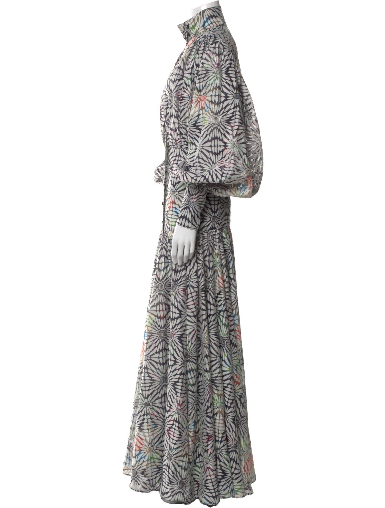 Mackenzie Mode Printed Long Dress