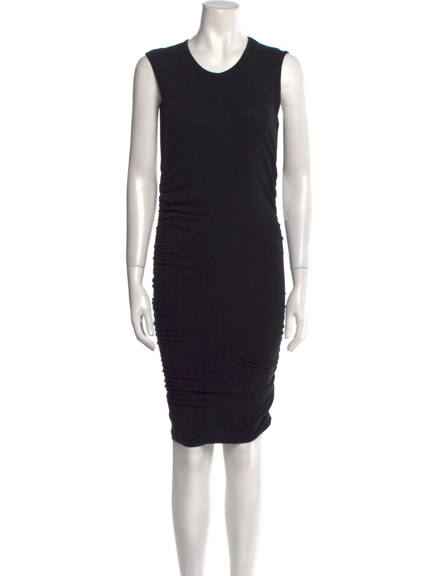 Majestic Filatures Crew Neck Knee-Length Dress