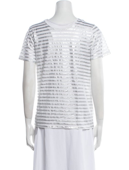 Majestic Filatures Linen Striped T-Shirt