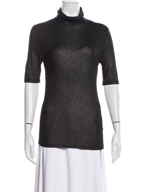 Majestic Filatures Turtleneck Three-Quarter Sleeve Top