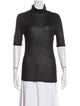 Majestic Filatures Turtleneck Three-Quarter Sleeve Top