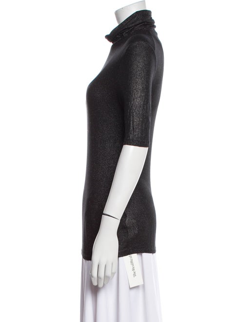 Majestic Filatures Turtleneck Three-Quarter Sleeve Top