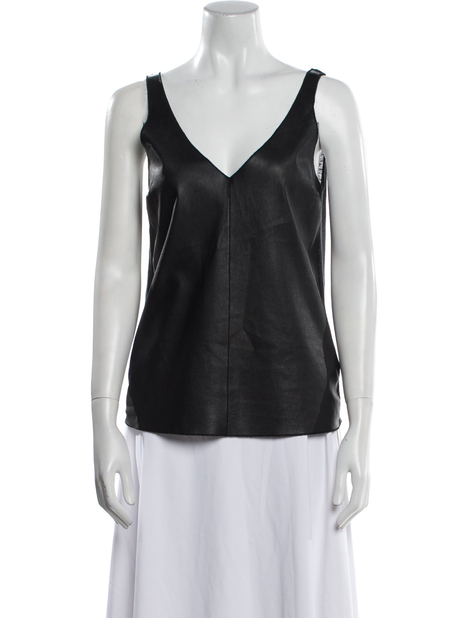 Majestic Filatures Linen V-Neck Top