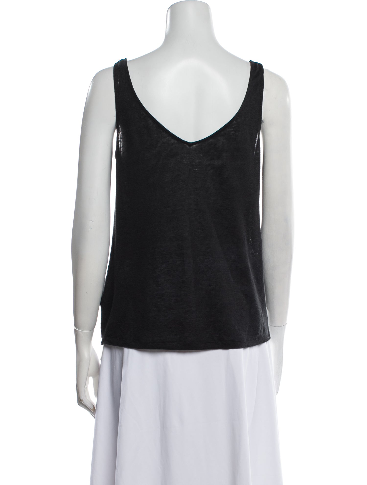 Majestic Filatures Linen V-Neck Top