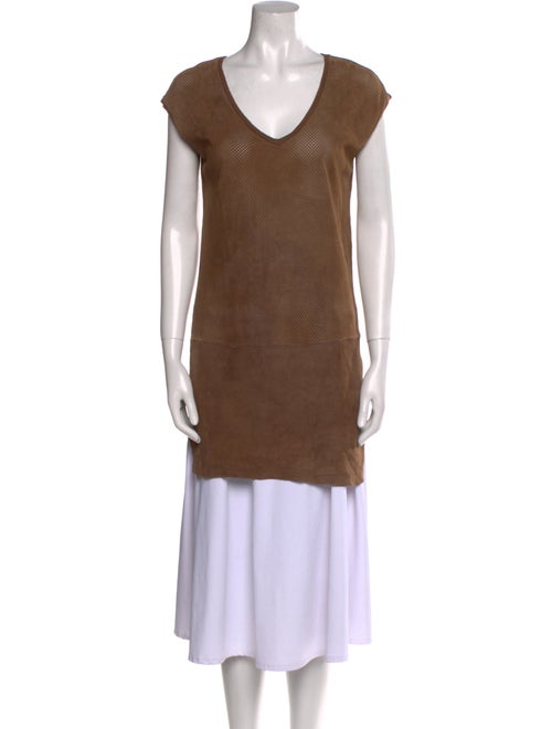 Majestic Filatures V-Neck Mini Dress