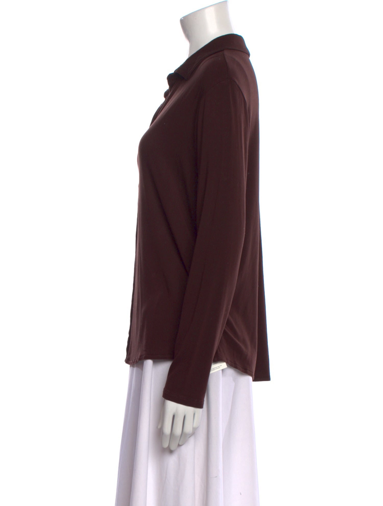 Majestic Filatures Long Sleeve Button-Up Top