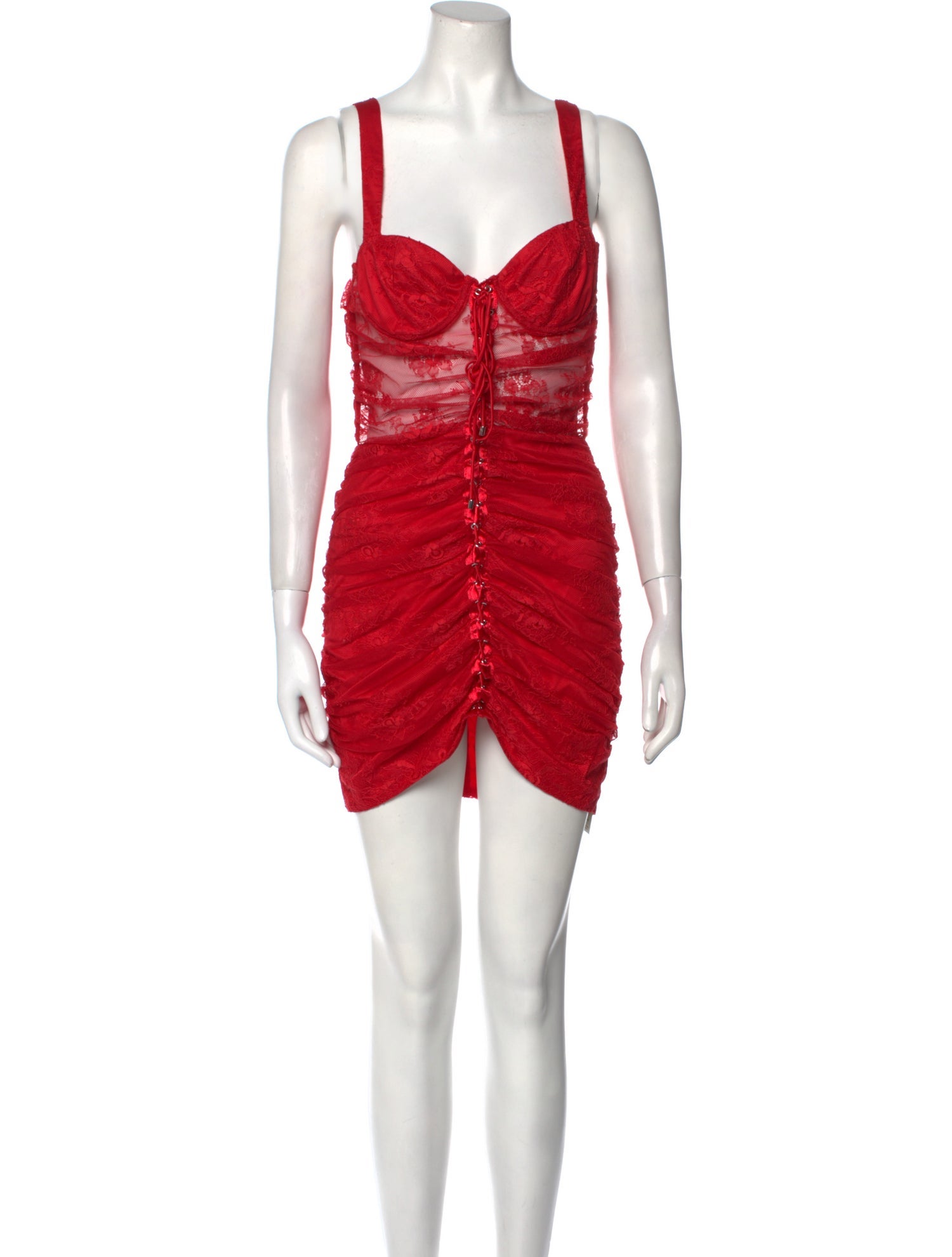 Majorelle V-Neck Mini Dress