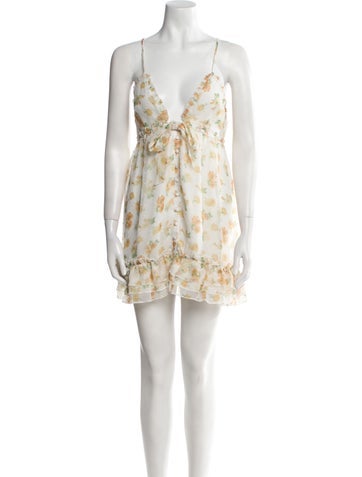 Majorelle Dresses Floral Print Mini Dress S