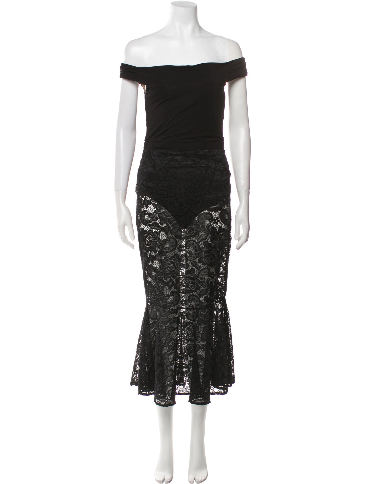 Majorelle Nylon Midi Length Dress