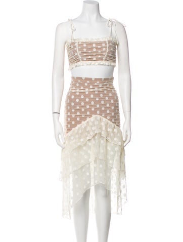 Majorelle Suits and Sets Polka Dot Print Skirt Set XXS