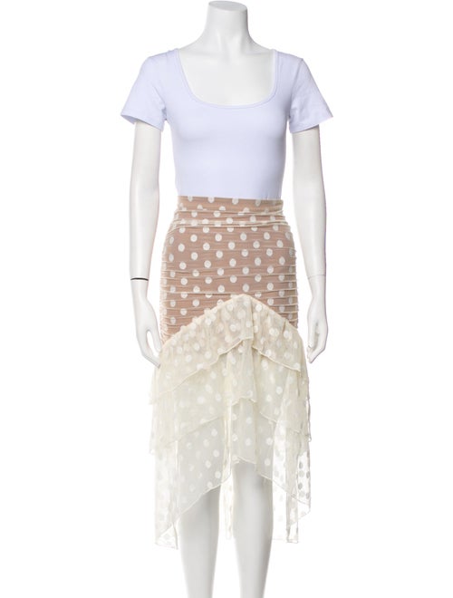 Majorelle Polka Dot Print Skirt Set