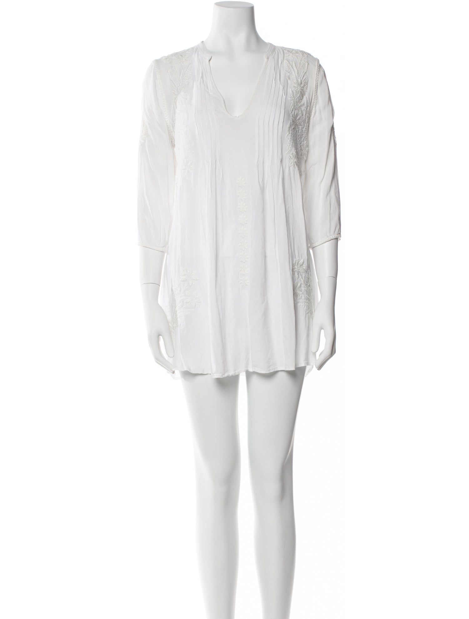 Majorelle V-Neck Mini Dress