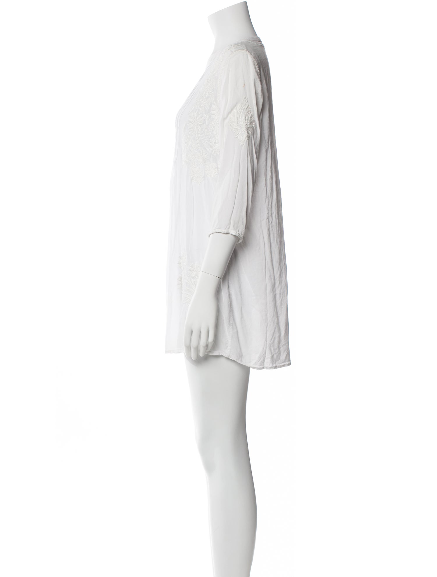 Majorelle V-Neck Mini Dress