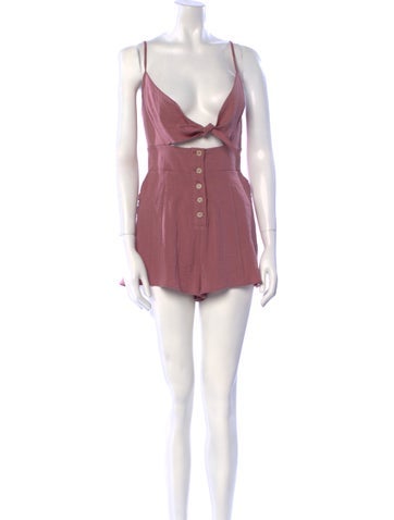 Majorelle Jumpsuits and Rompers Plunge Neckline Romper XS