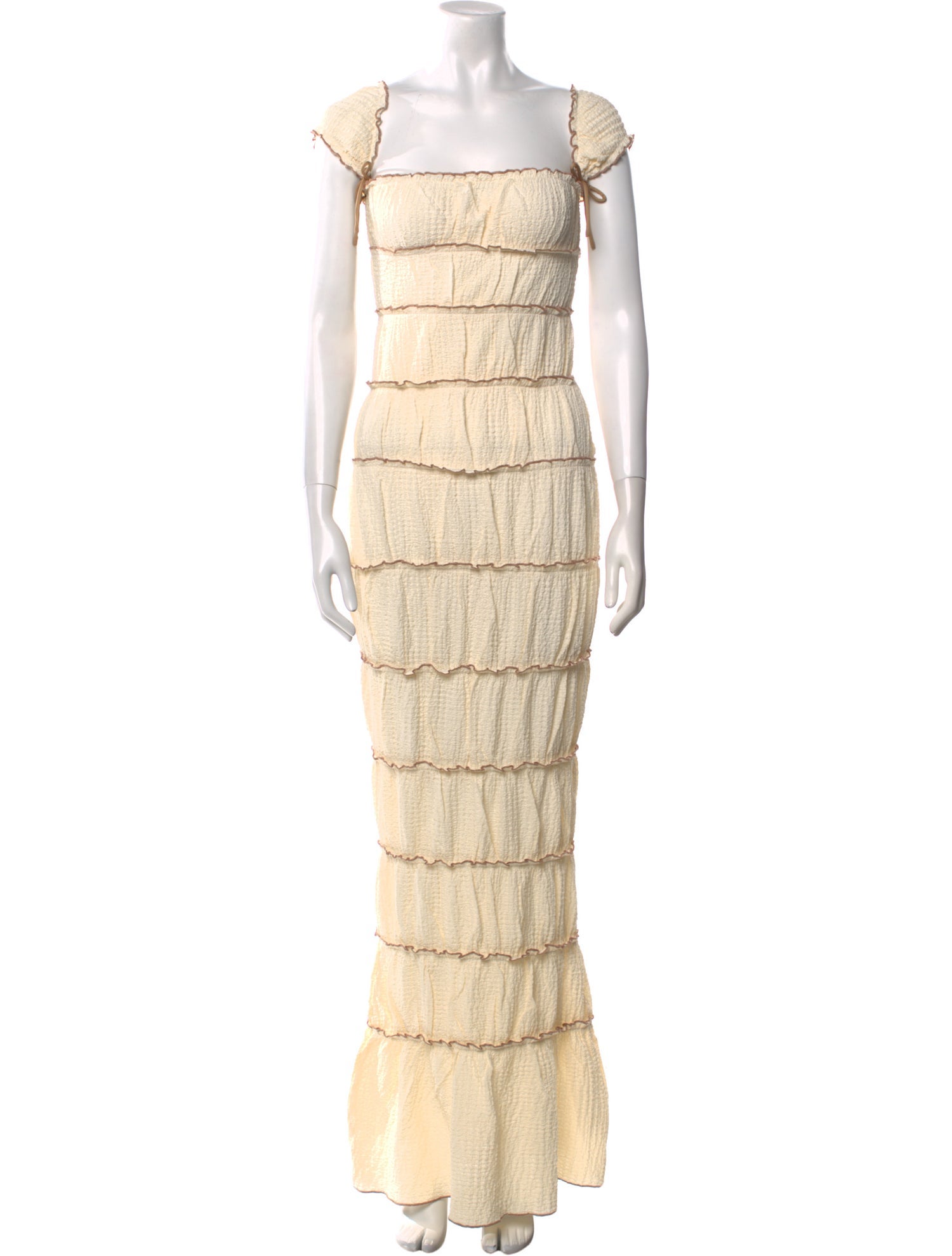 Majorelle Printed Long Dress