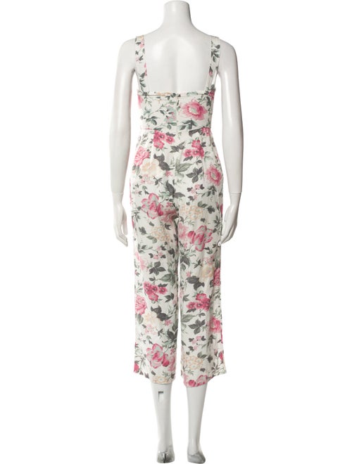 Majorelle Printed Square Neckline Jumpsuit