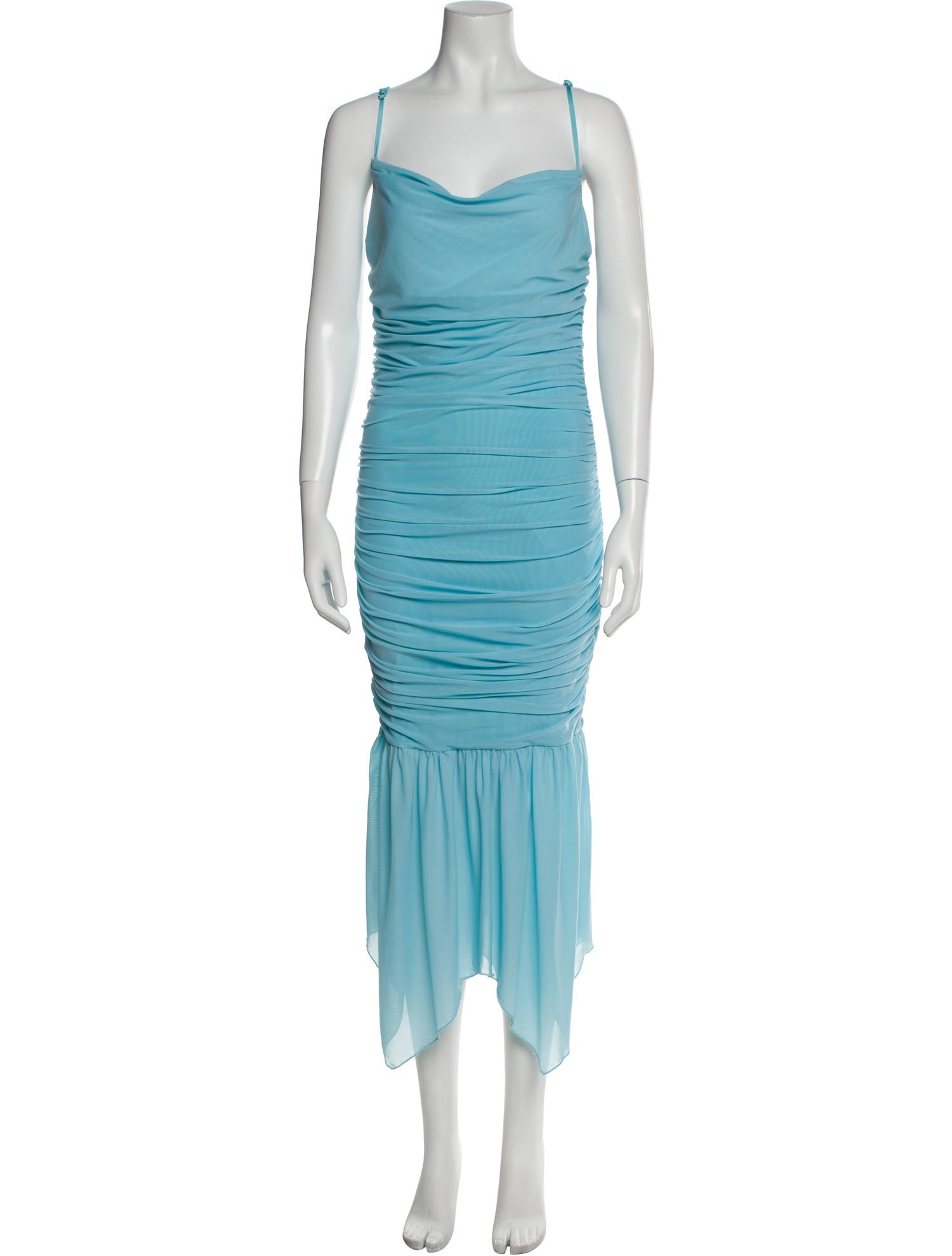 Majorelle Cowl Neck Long Dress