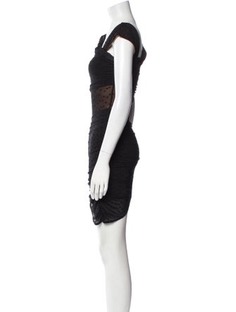 Majorelle Asymmetrical Mini Dress